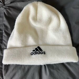 Adidas Kids White Beanie